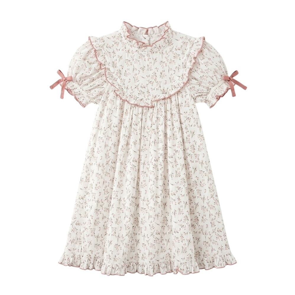 Fin & Vince Floral Dress Girls Size 4/5